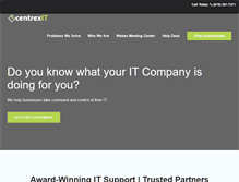 Tablet Screenshot of centrexit.com
